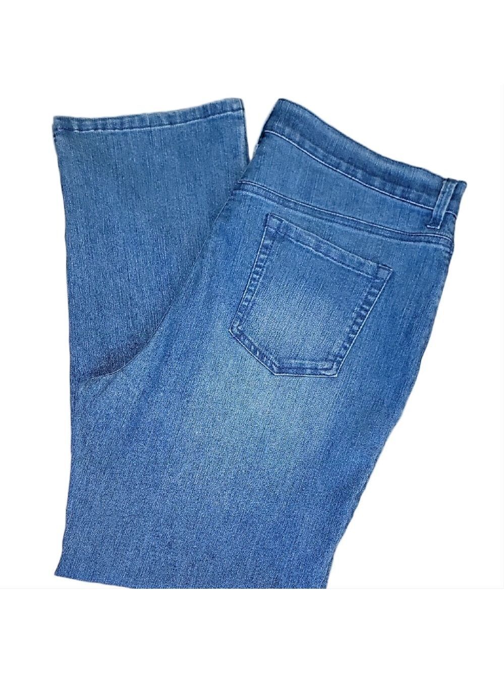 Gloria Vanderbilt Medium Blue Women's Denim Amanda Jeans Size 16 Short EUC